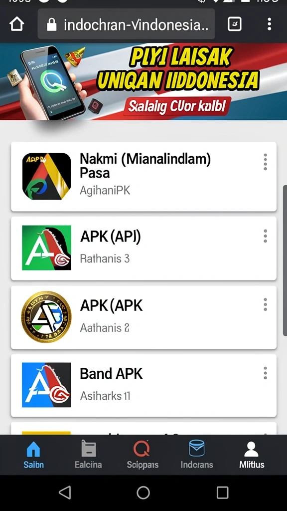 Tampilan utama aplikasi Review Aplikasi ebet777 yang intuitif dan efisien.