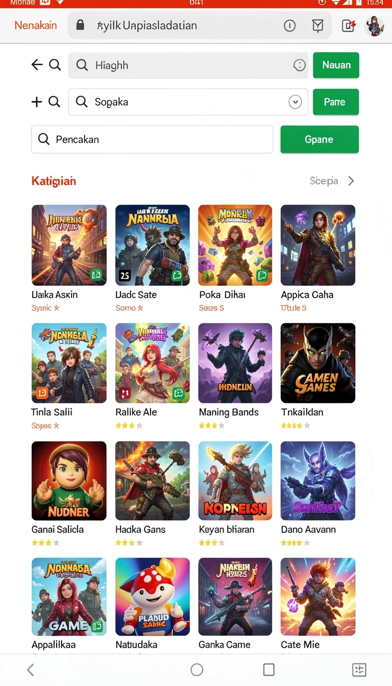 Tampilan utama aplikasi Review Aplikasi okwin yang intuitif dan efisien.